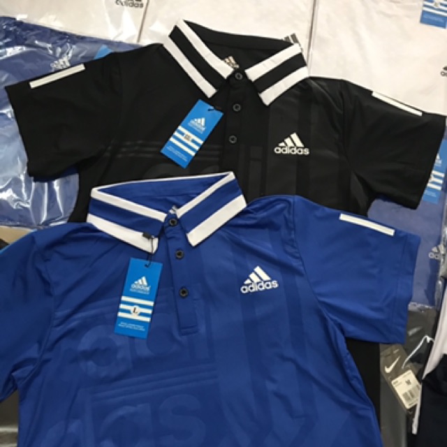 Áo Thể Thao Nam Pha Cổ 3 Sọc Vải Thun Lạnh Co giãn 4 chiều [Quà tặng kèm, không bán rời] | BigBuy360 - bigbuy360.vn