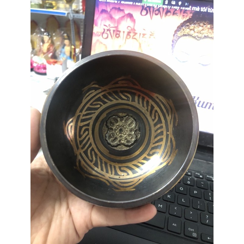 chuông quay tây tạng 10.5cm - chuông đồng
