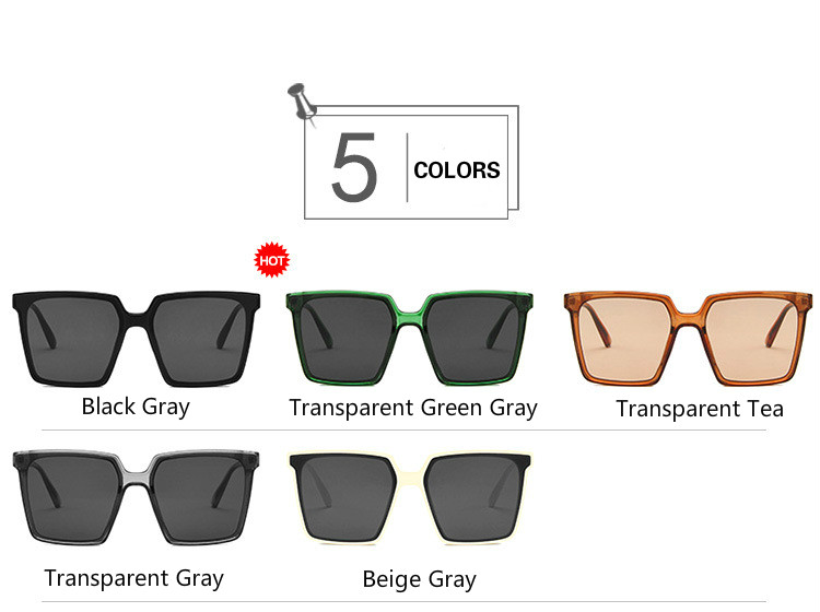 Kính mát gọng lớn phong cách Hàn Quốc dành cho nam và nữ