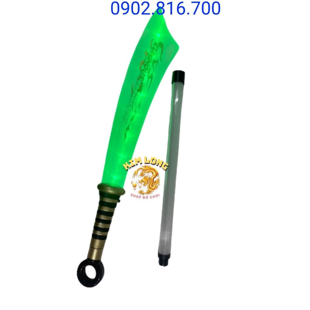 Đồ chơi ĐAO PHÁT SÁNG - kiếm nhật đen Katana kiếm phát sáng đổi màu siêu nét hàng xinj của Ninja hóa trang Samurai