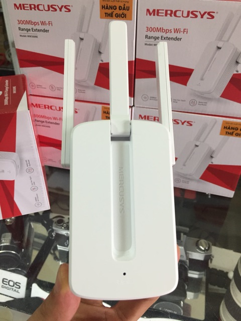 Bộ kích sóng WIFI Mercusys MW300RE - 3 Anten