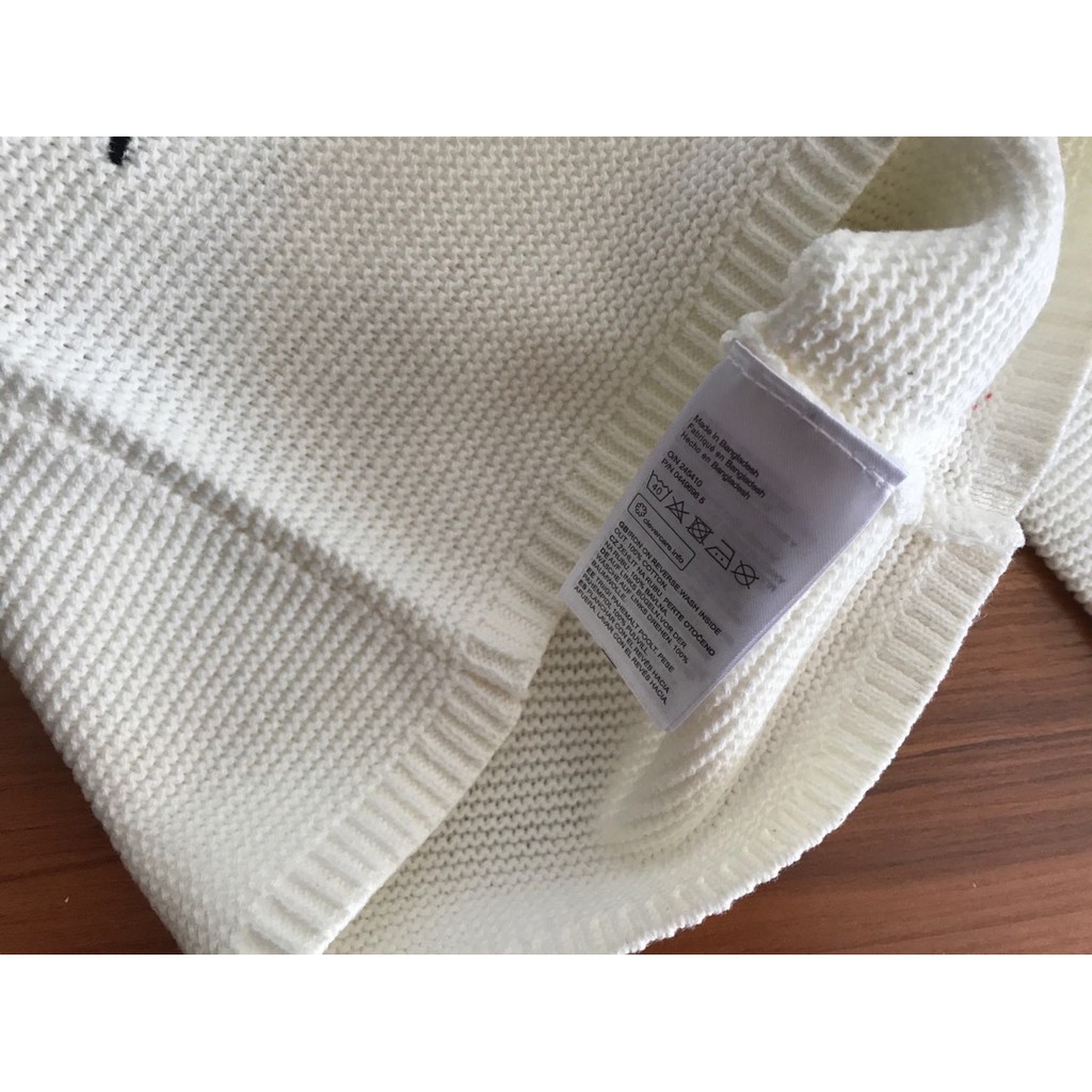 Áo len H M bé gái thêu mèo Kitty