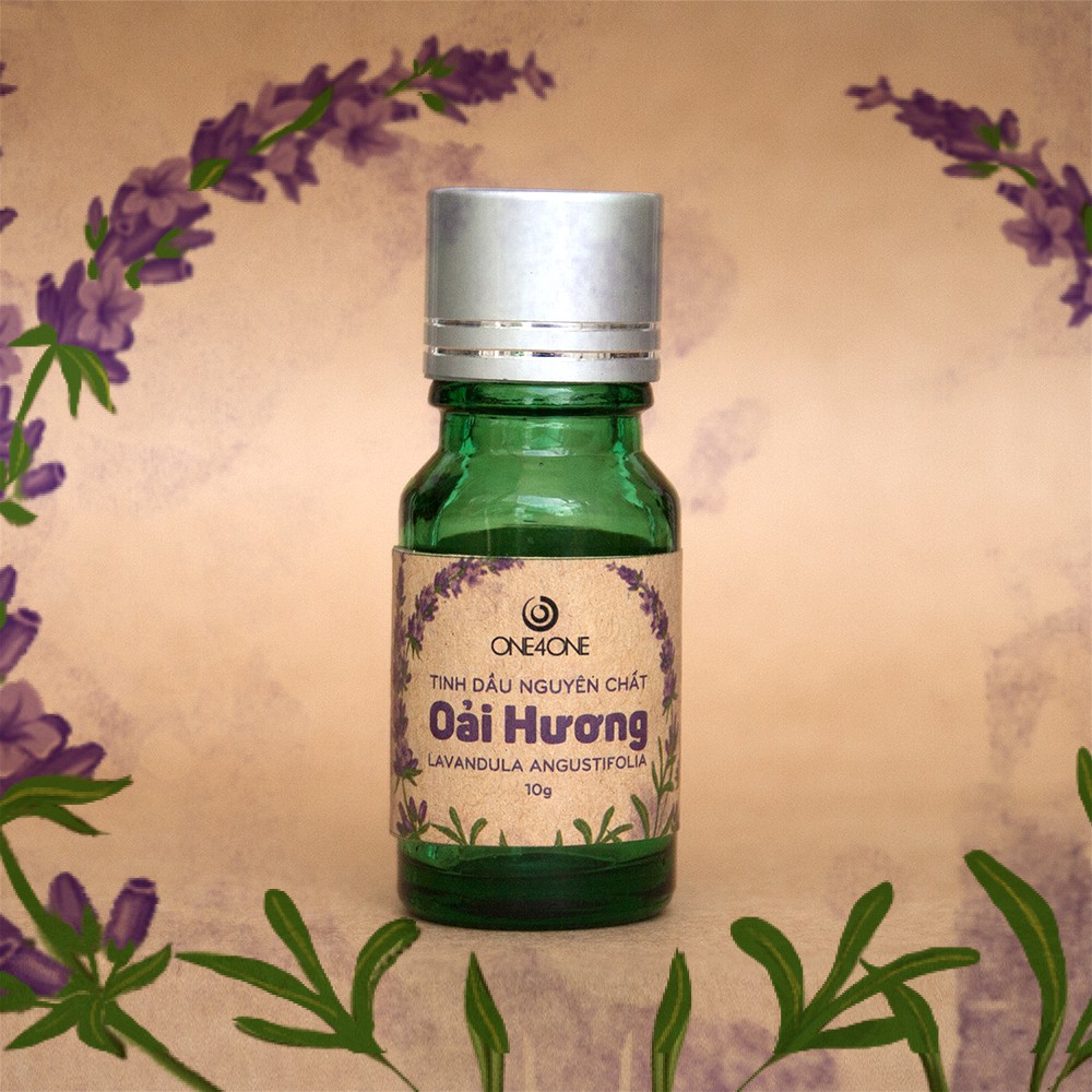 Tinh Dầu Oải Hương Thiên Nhiên Nguyên Chất 100% One4One 10ml - Lavender Essential Oil