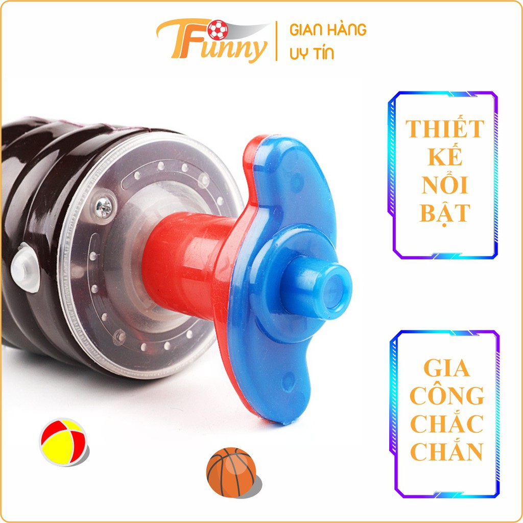 Đồ Chơi Con Quay Phát Sáng Phát Nhạc Cao Cấp Co Bé, T Funny, Thân Thiện, An Toàn, Cỡ To 6.5cm x 9cm