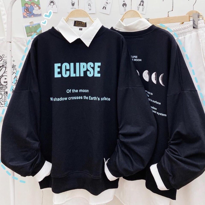 Áo Sweater Nỉ ECLIPSE Unisex | BigBuy360 - bigbuy360.vn