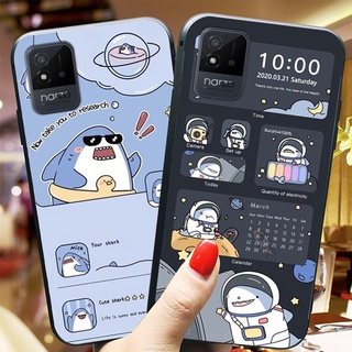 ốp lưng điện thoại Realme narzo 50I bộ cá mập shack đu đu đu xanh