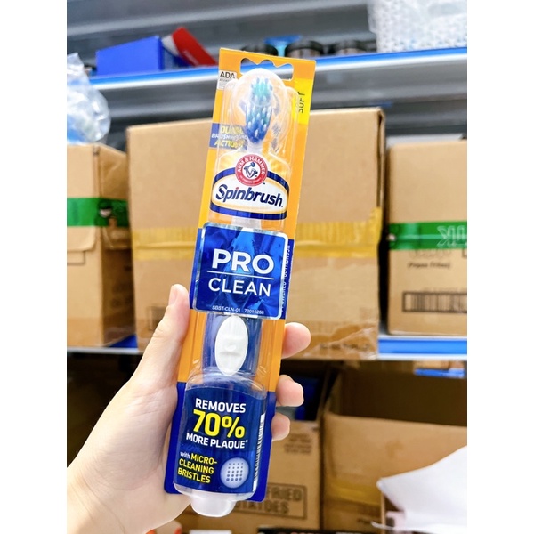 Bàn chải đánh răng xài bằng pin Spinbrush PRO DEEP CLEAN Mỹ