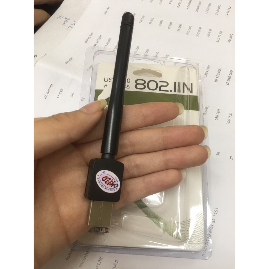 USB Wifi - USB thu Wifi 802.11n Cho Máy Bàn, Đầu thu kỹ thuật số youtube Có Anten - USB WIFI CHÍNH HÃNG | BigBuy360 - bigbuy360.vn