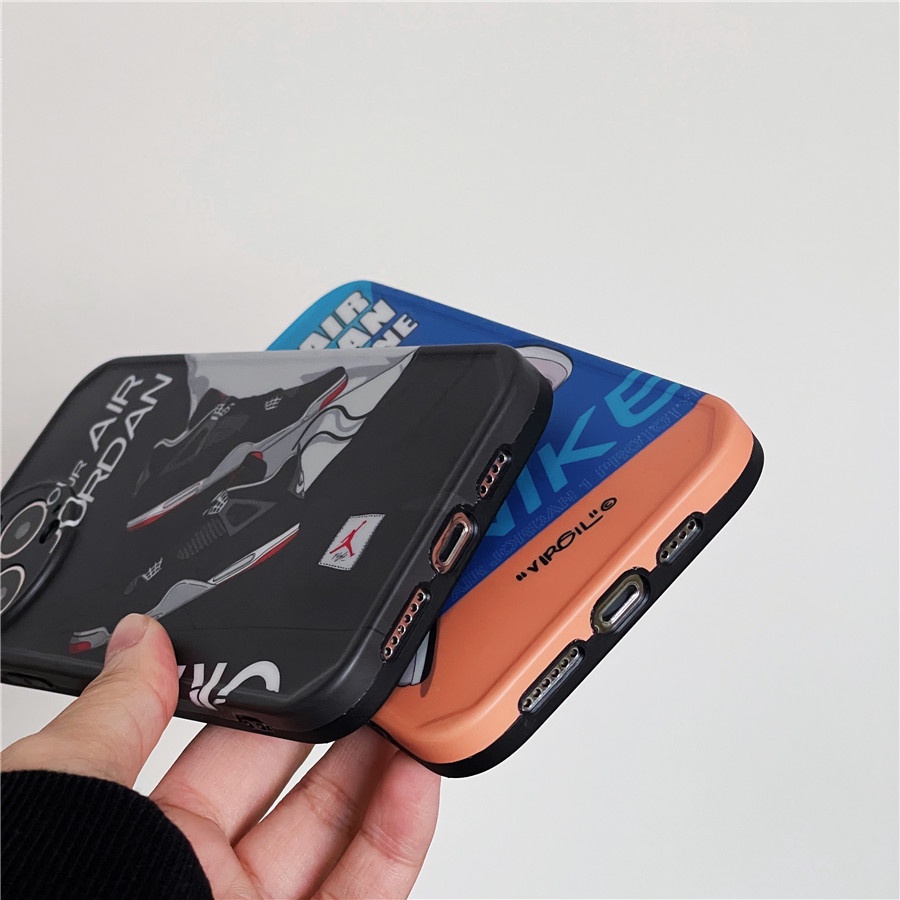 Ốp Điện Thoại Silicon Hình Giày AIR JORDAN Cho iPhone 13 Pro Max iPhone 12 Pro Max iPhone 11 Pro Max X XR XS Max 7 8 Plus