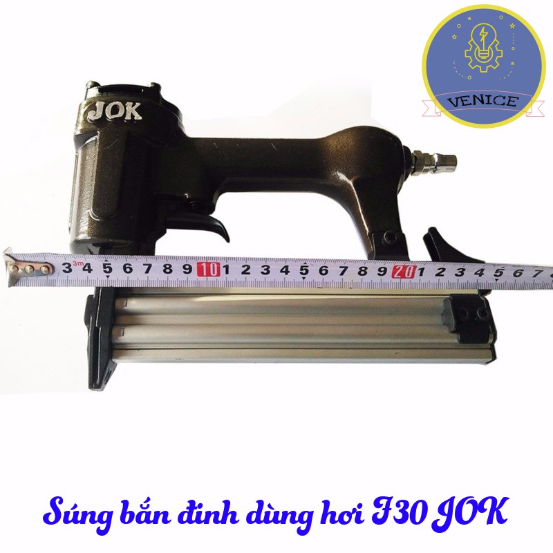 SÚNG BẮN ĐINH THẲNG KHÔNG GỈ F30 JOK - DÙNG MÁY NÉN KHÍ - BẢO HÀNH 12 THÁNG