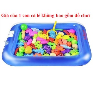 Cá lẻ bán kèm bộ đồ chơi câu cá - 1 con - Cá nhỏ và khác loại trong bộ