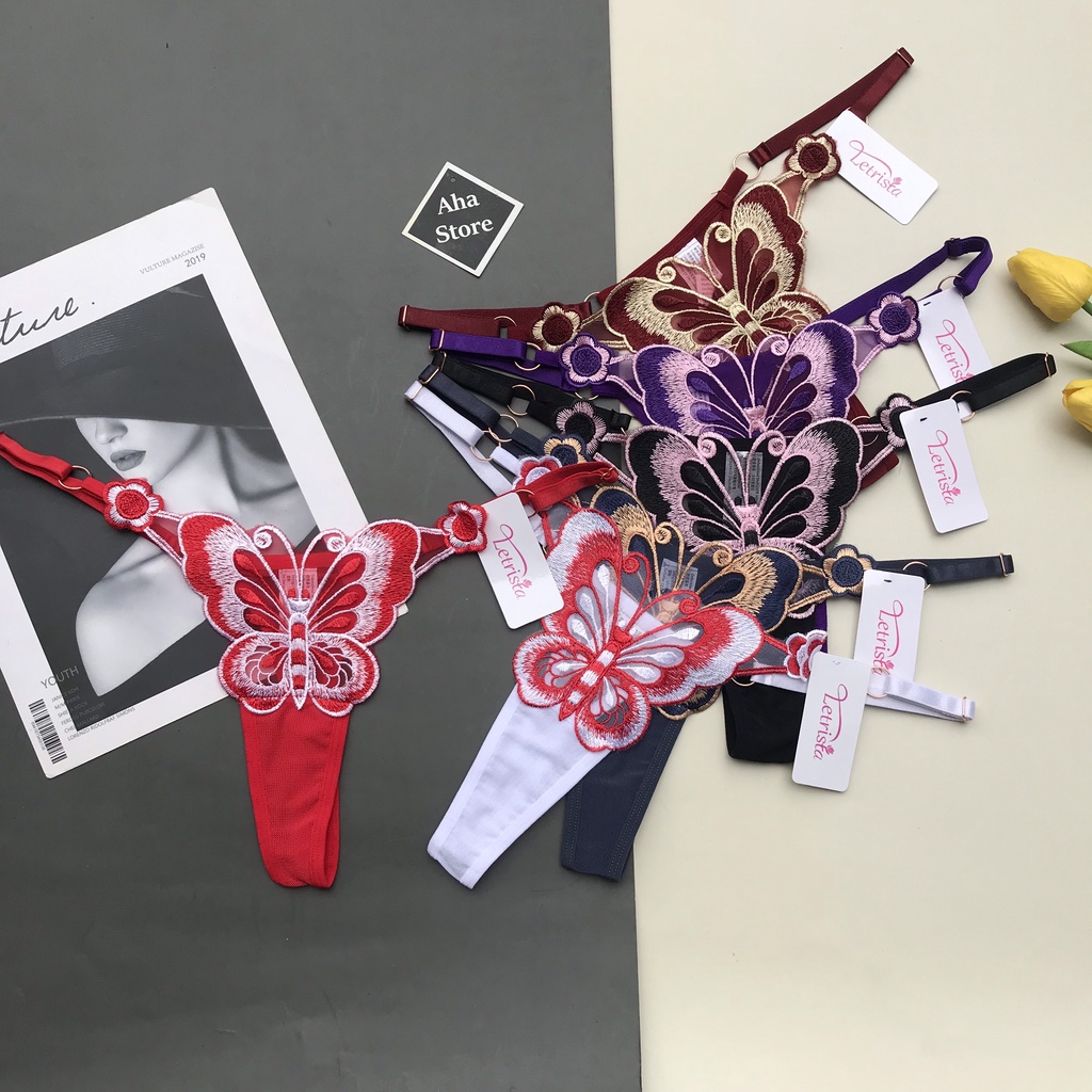 Quần Lót Ren Lọt Khe Hình Bướm Sexy Gợi Cảm Yion Underwear QK11