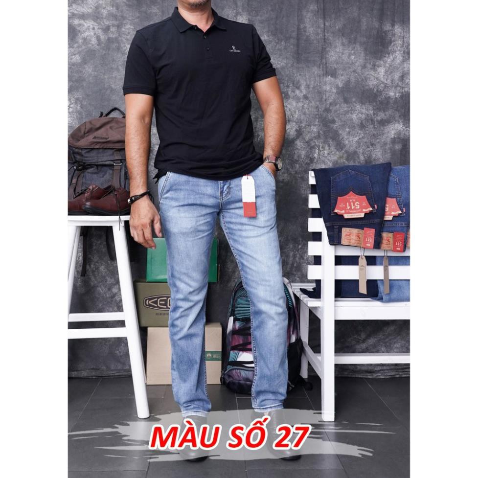 [Chính hãng] - Quần Bò Jeans Nam Levis 511 ống suông, co dãn, loại túi chéo Cambodia (mã 27-28-29) 🥇 '