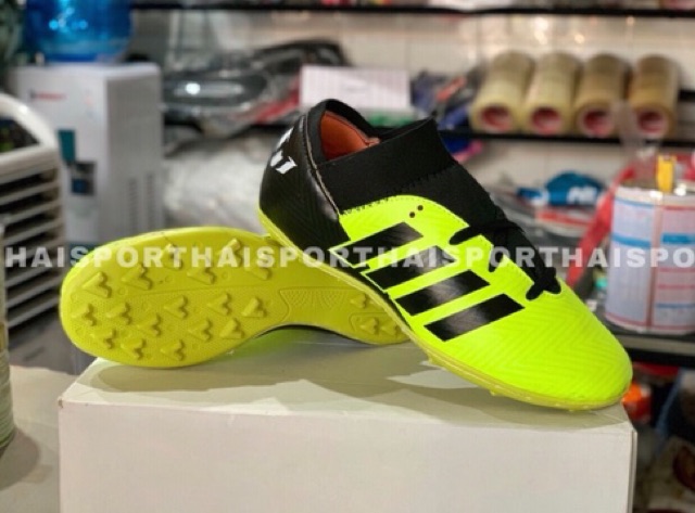 [ RẺ VÔ ĐỊCH ] Giày đá bóng trẻ em Messi -Tặng tất ( Size 30-37 ) Khâu đế 100% -Giày đá bóng sân cỏ nhân tạo Messi