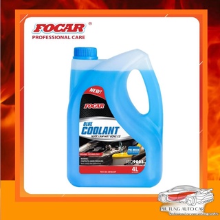 Nước làm mát động cơ ô tô Focar Blue Coolant màu xanh 4L