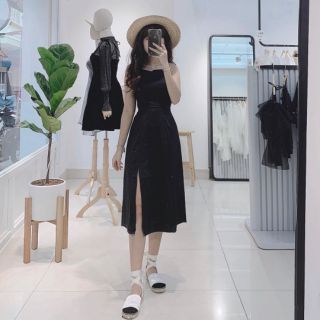 váy maxi đi biển xẻ tà MS321 kèm ảnh thật SẴN