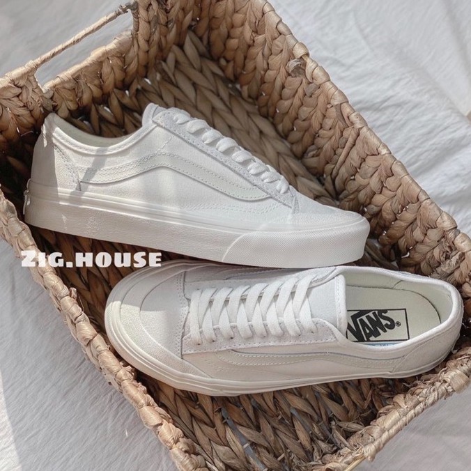 Giày Vans Style 36 Decon Trắng