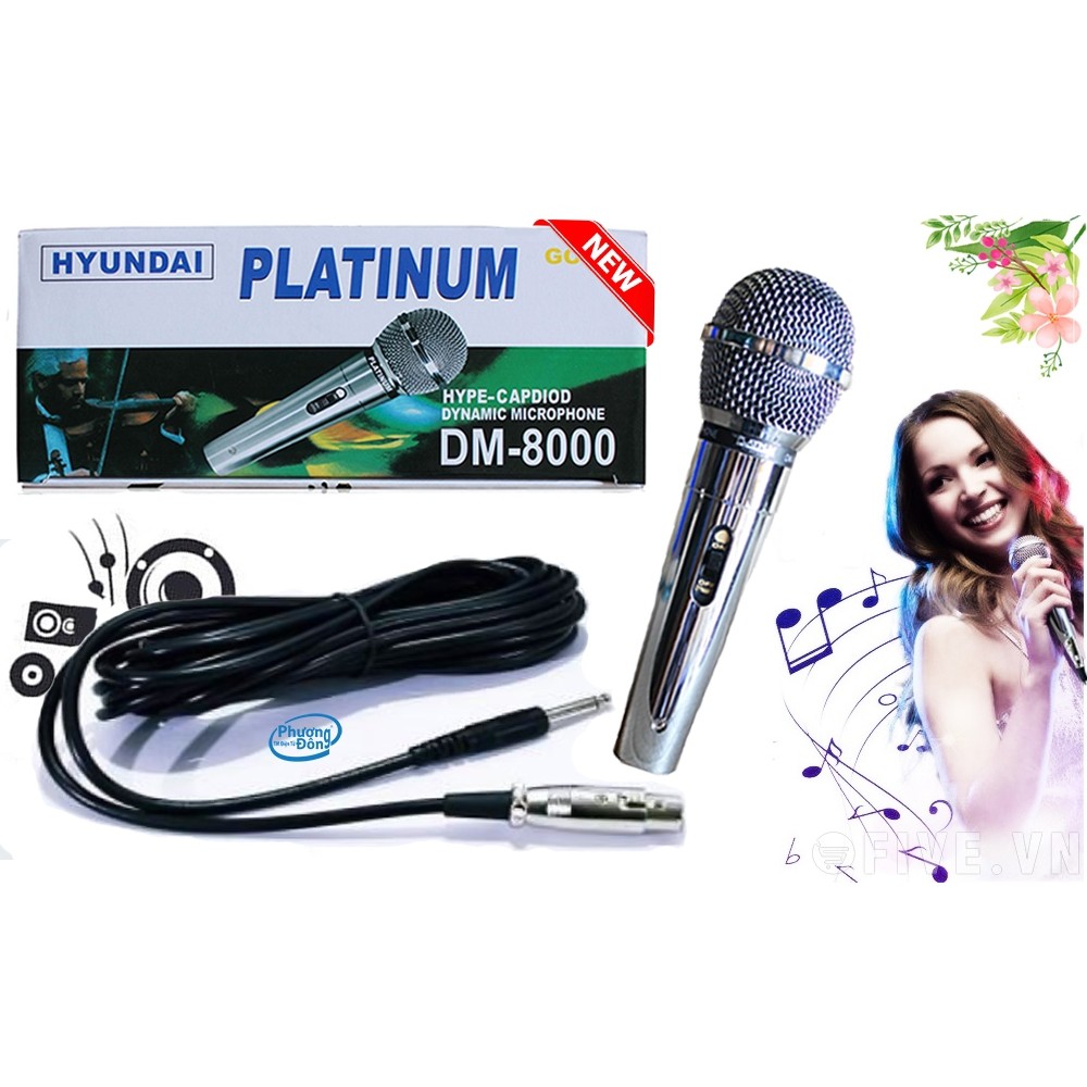 MICRO CÓ DÂY HYUNDAI DM-8000