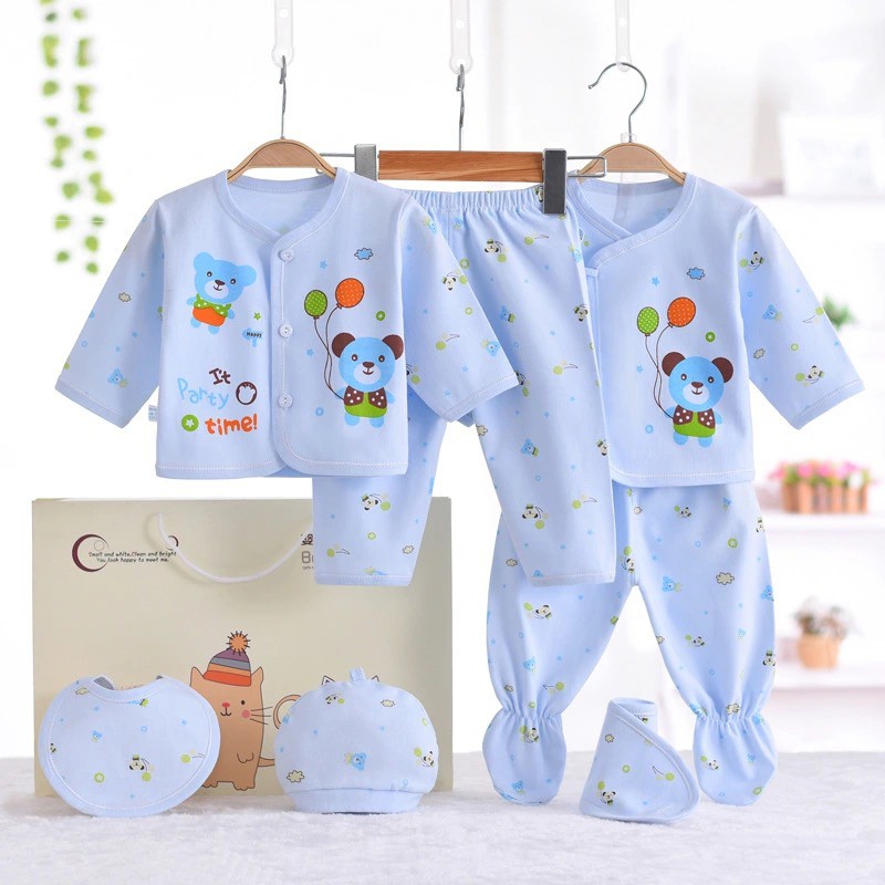 Combo Hộp Túi + Set Sơ Sinh 7 Món (N00688)