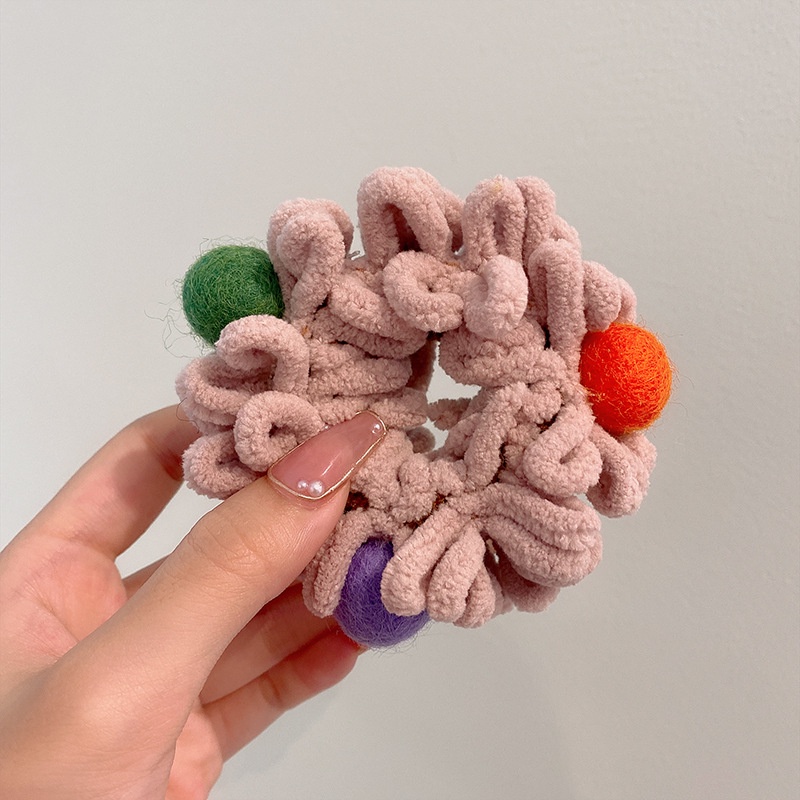 Dây buộc tóc da ngựa kiểu Nhật Bản đáng yêu 2021 cho nữ