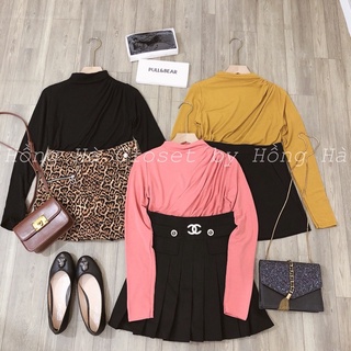 Áo thun nhún vai Pull&beal hàng xuất xịn
