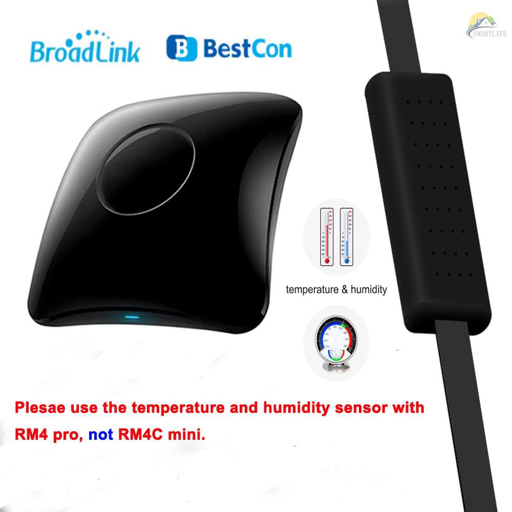 Cảm Biến Độ Ẩm Nhiệt Độ Thông Minh Broadlink Bestcon Hts2 Rm4 Pro