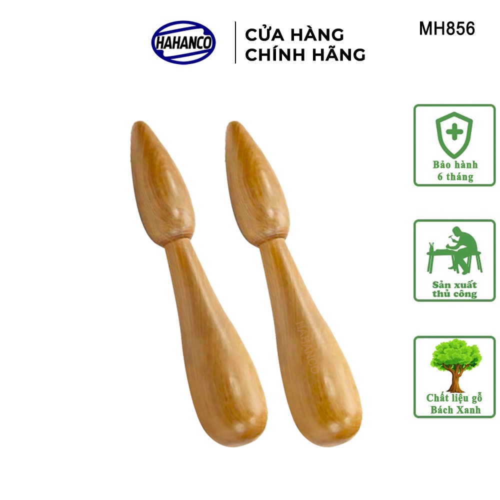 Combo 2 Cây Ấn Huyệt Bằng Gỗ Thơm HAHANCO Giúp Đả Thông Kinh Mạch - MH856