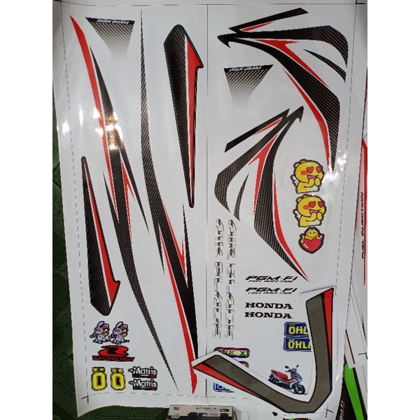 Tem rời AB 2013 xe đỏ trắng