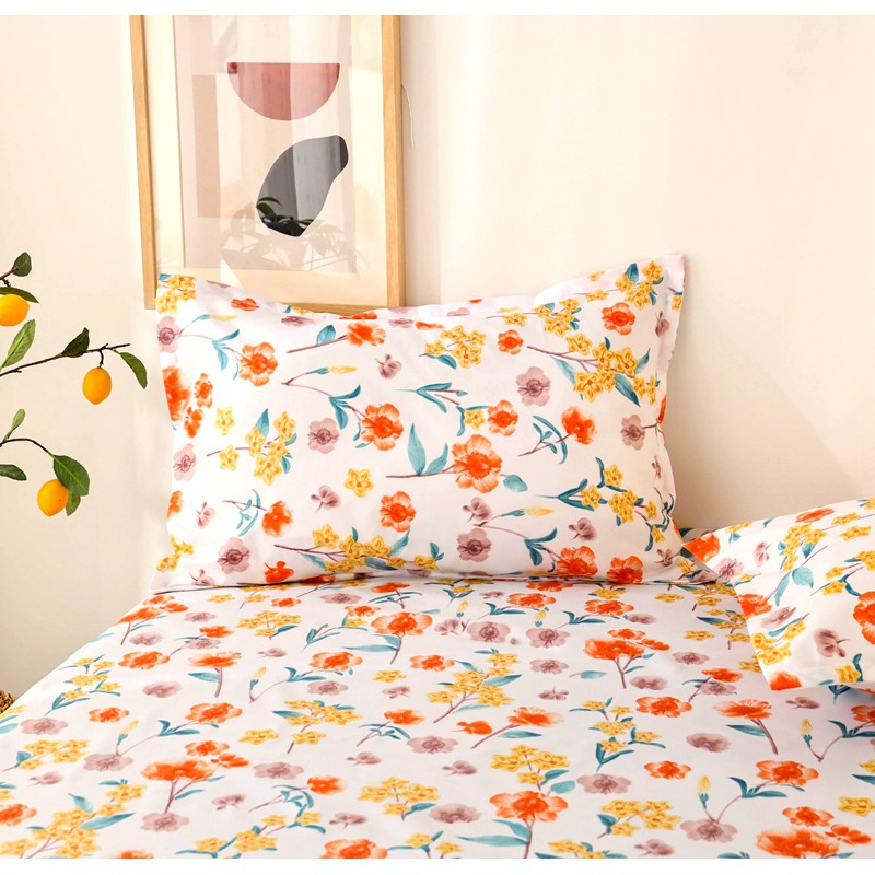 Bộ ga trải giường kèm vỏ gối kích thước 0.9m * 2m cao 25cm
