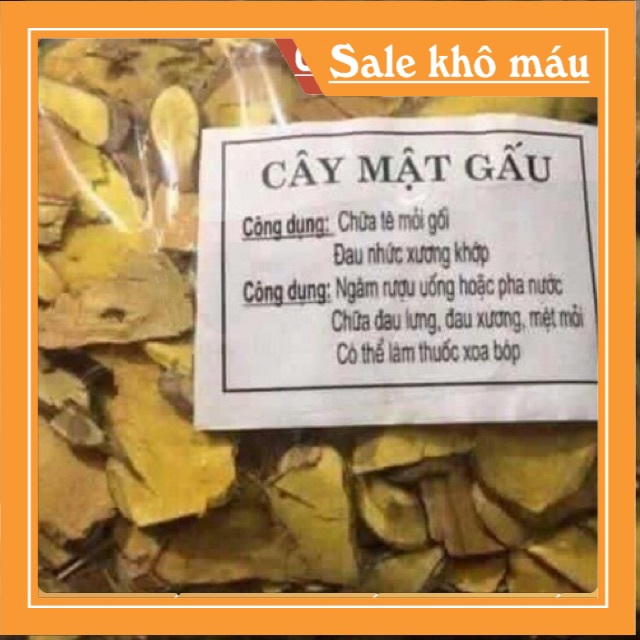 Cây Mật Gấu Rừng khô thái lát 1 kg