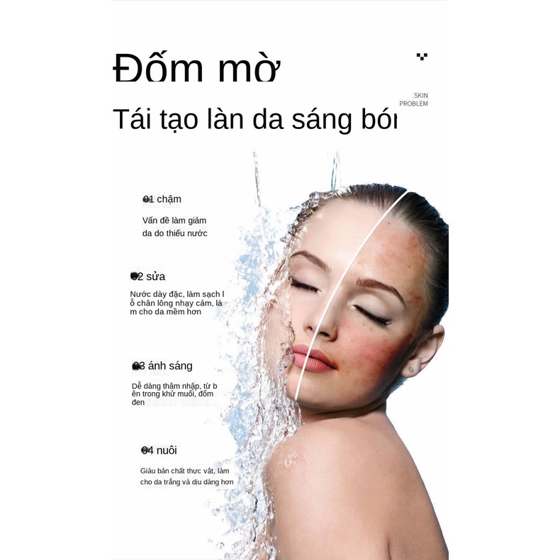 [Tốt nhất nên dùng] Mặt nạ dưỡng ẩm, làm trắng da, thu nhỏ lỗ chân lông, làm sạch và dưỡng ẩm