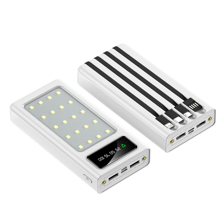 Pin dự phòng dung lượng lớn 30000mah tích hợp đèn Camping Smart Lamp