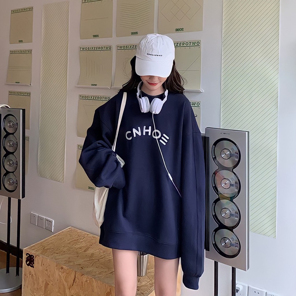 Áo Sweater form rộng CNHOE chất nỉ hoodie Ulzzang Hàn Quốc - VENUS