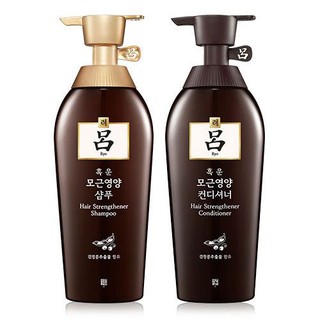 Dầu gội - Dầu xả thảo dược Ryo Hair Strengthener - Phục hồi, ngăn rụng tóc 500mlx2 - Hàn Quốc