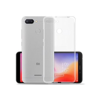 Ốp dẻo trong suốt cho Xiaomi Redmi 6 (Hàng loại A)