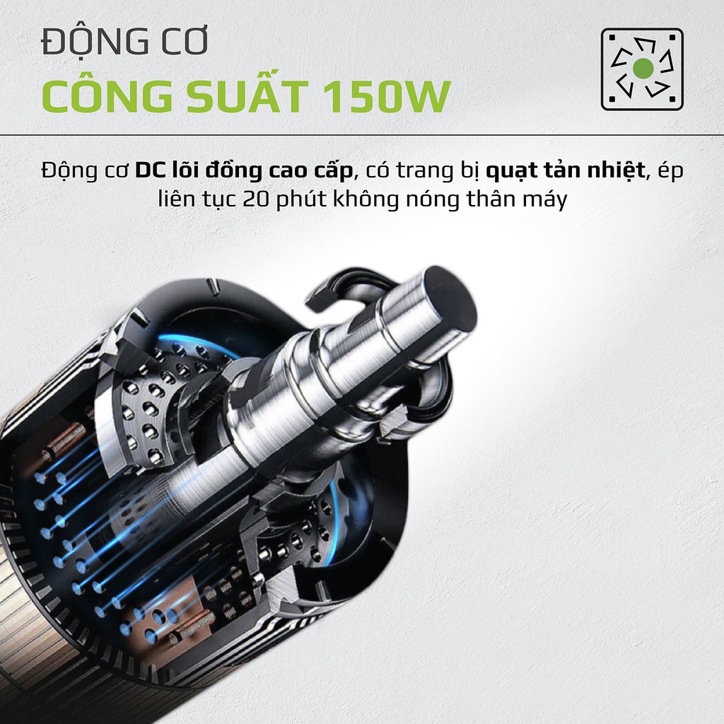 MÁY ÉP CHẬM TRỤC NGANG OLIVO SJ22 - THÁCH THỨC MỌI LOẠI RAU CỦ - THƯƠNG HIỆU MỸ - HÀNG CHÍNH HÃNG