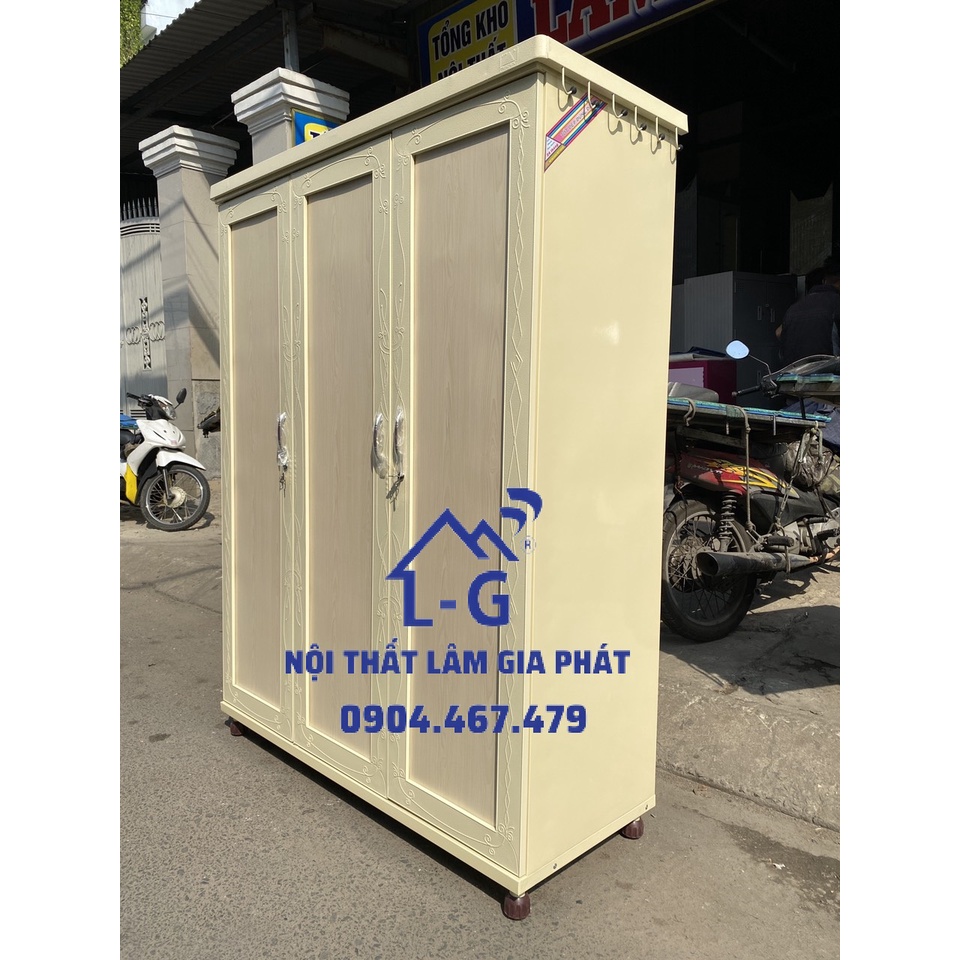 Tủ trung hưng tủ sắt mới 100% ngang 1m35 cao 1m8 sâu 51