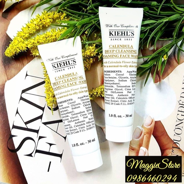 sữa rửa mặt Kiehls calendula