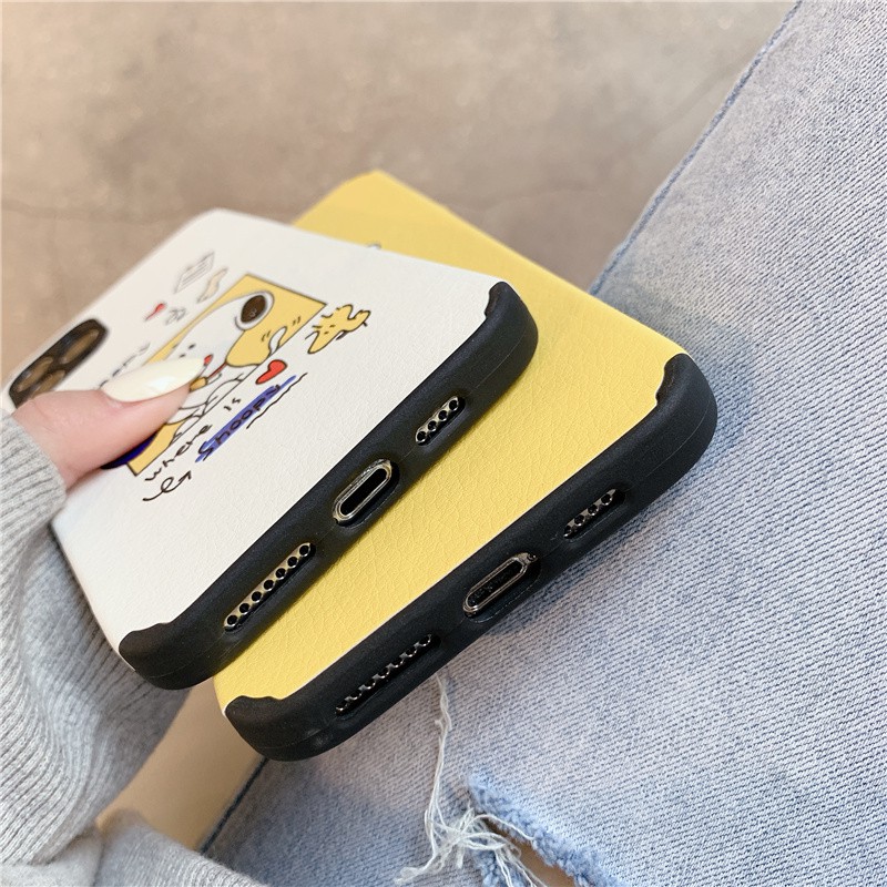 Leather Case for iPhone 12 Pro Max / iP11 / X XR 7 / 8 Plus Bear Pattern Print Mobile Phone Case | BigBuy360 - bigbuy360.vn