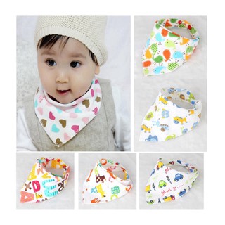 QQ Khăn quấn cổ tam giác cho bé QQ