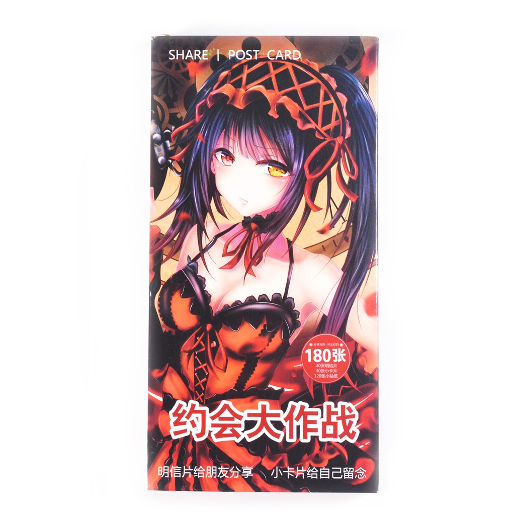 [thanh lý bán lỗ]Hộp Postcard, Bưu thiếp Anime - Date a Live 19x9.5cm [AAM] [PGN22]