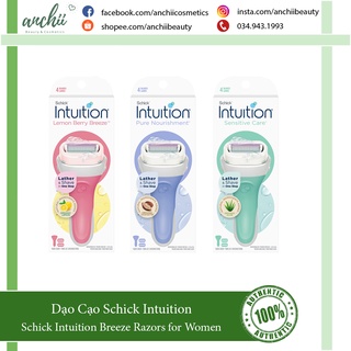 Dao cạo Schick Intuition Lemon Berry Breeze Razors for Women