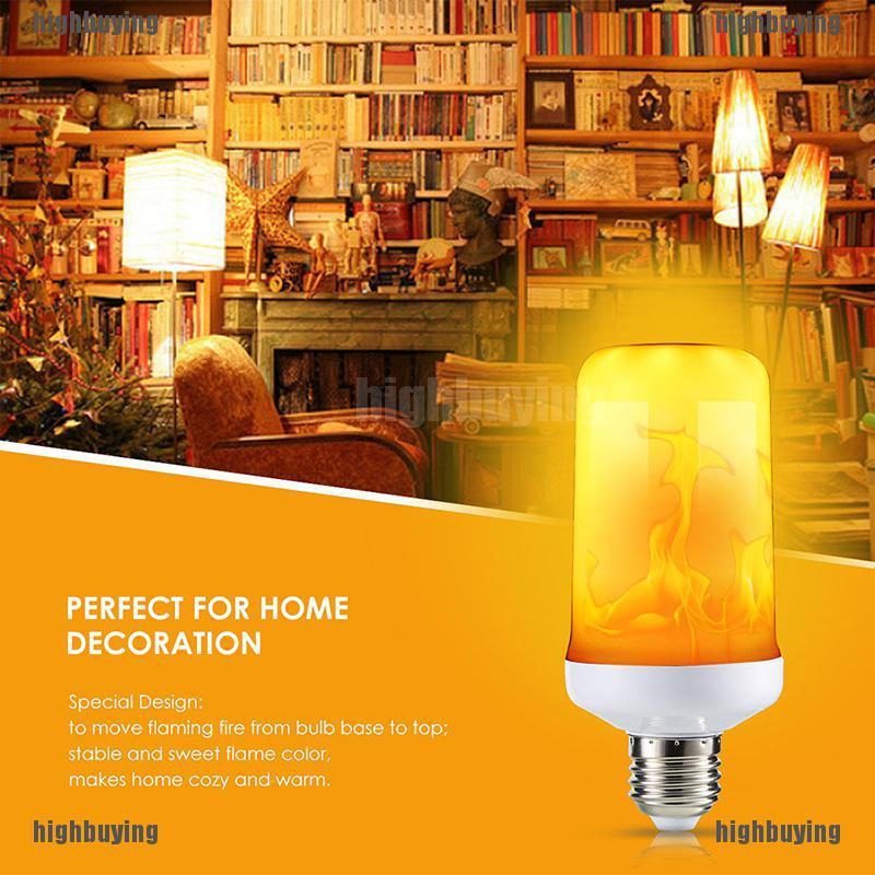 Bóng Đèn LED E27 5W Hiệu Ứng Ngọn Lửa Tự Nhiên