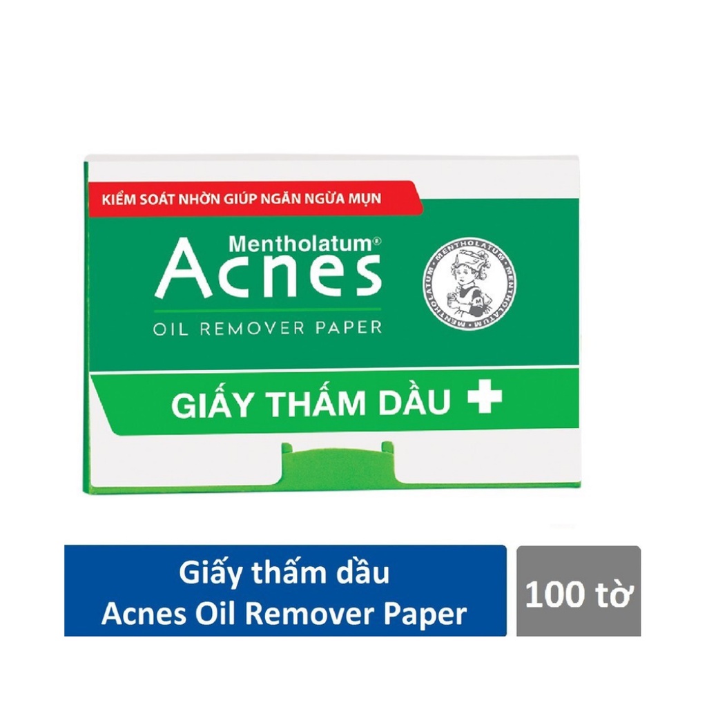 Giấy Thấm Dầu Acnes Oil Remover Paper (100 tờ)