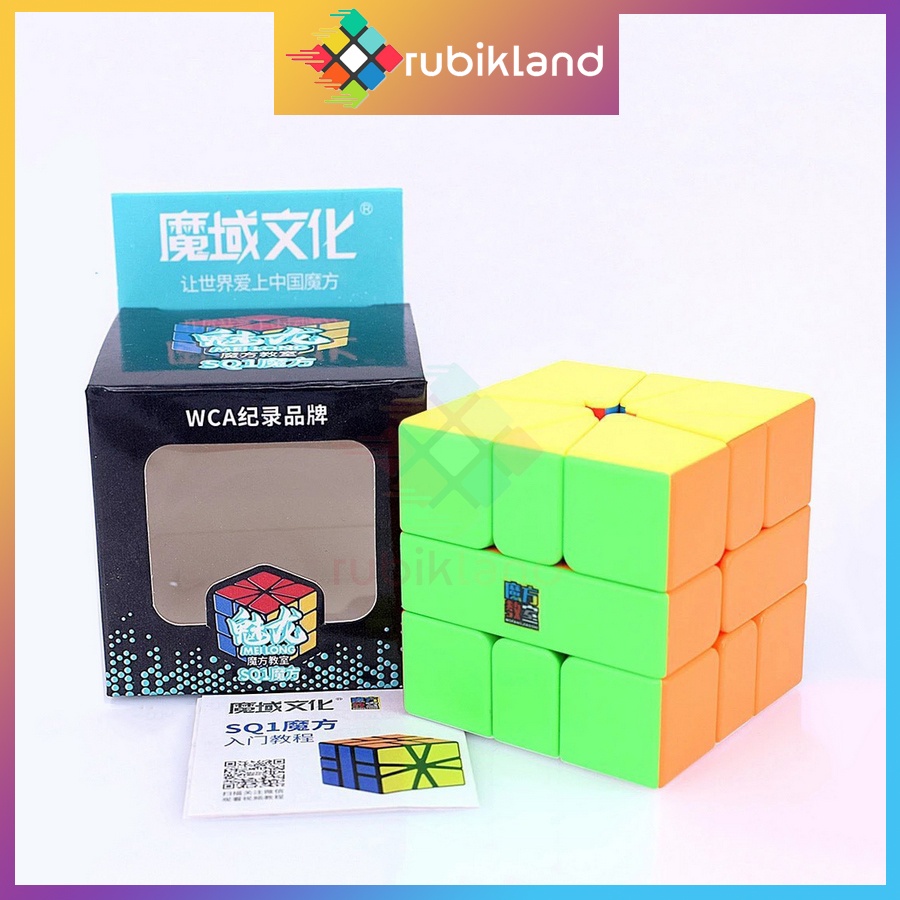 Rubik Square-1 Cube Stickerless MoYu MeiLong MFJS Rubic SQ1 Biến Thể Đồ Chơi Trí Tuệ Trẻ Em