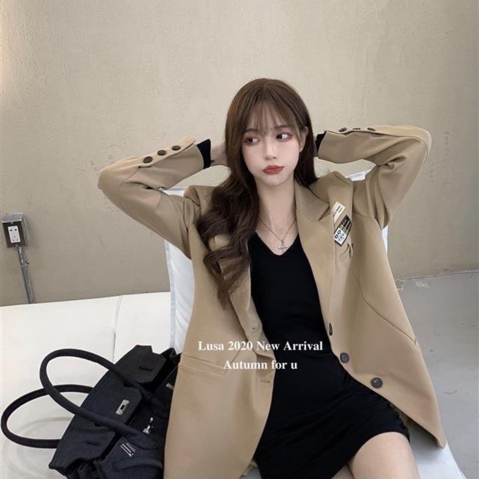 Áo khoác dáng rộng phong cách Hàn Quốc trẻ trung sành điệu