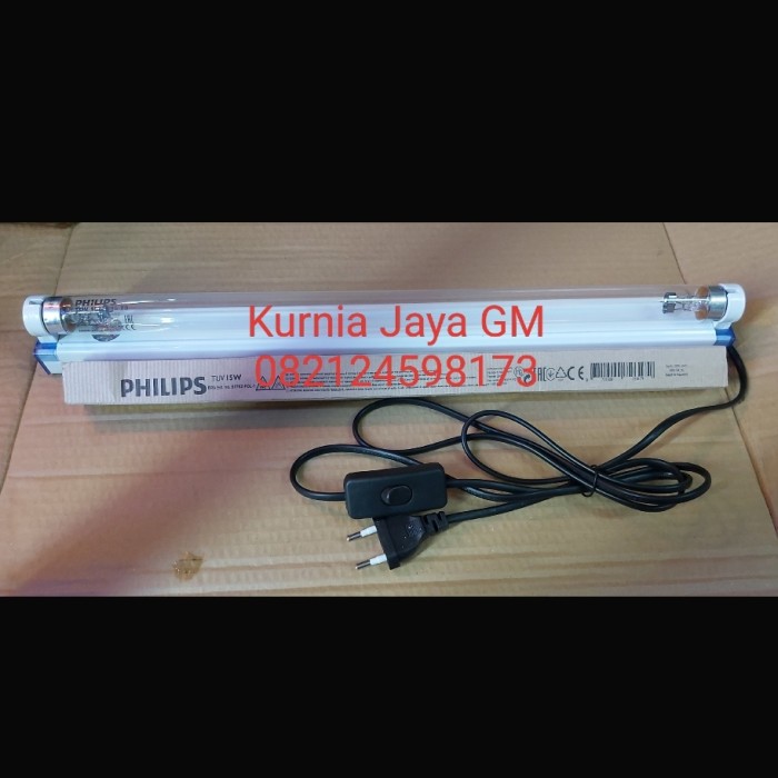 Bóng Đèn Philips Uvc 15 Watt T8 (Uv) Kap Kabel Fl ~ 095