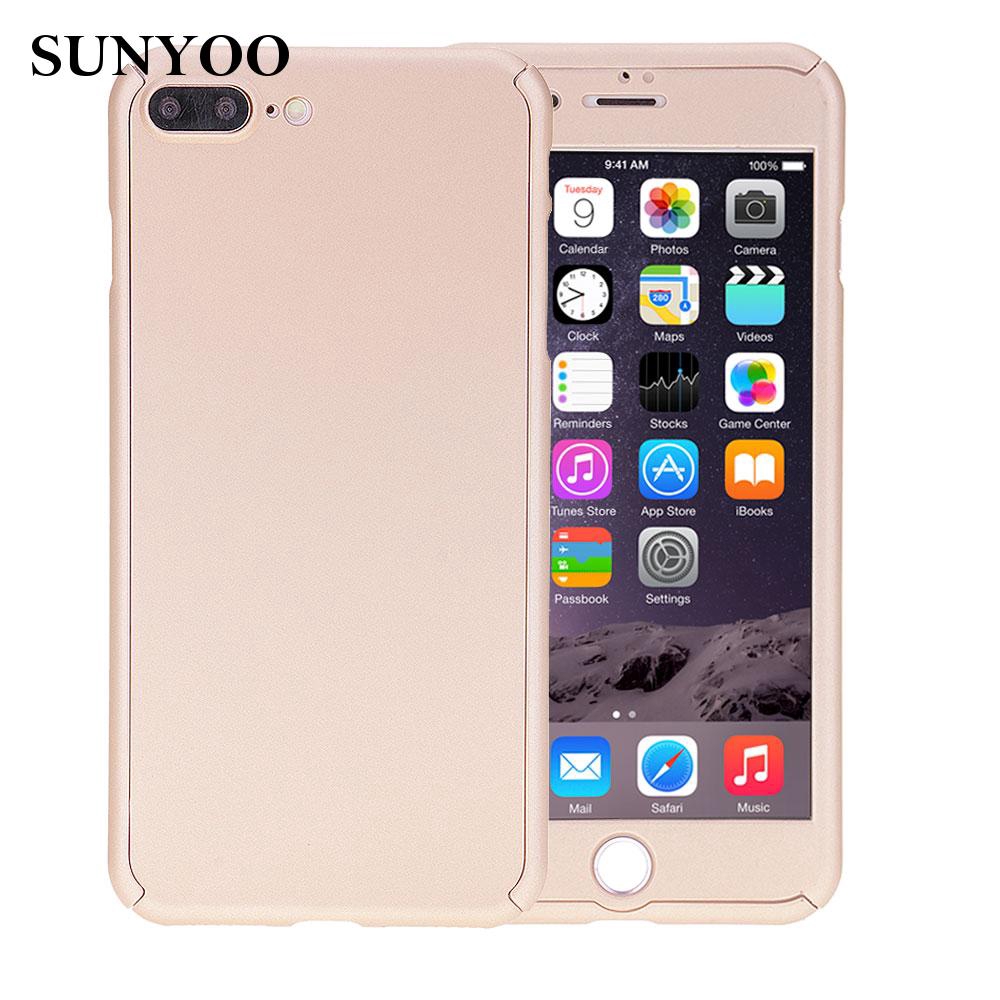 sunyoo 360° Full Case Fashion plastic Skin high quality High quality for Apple iPhone 7plus Economic