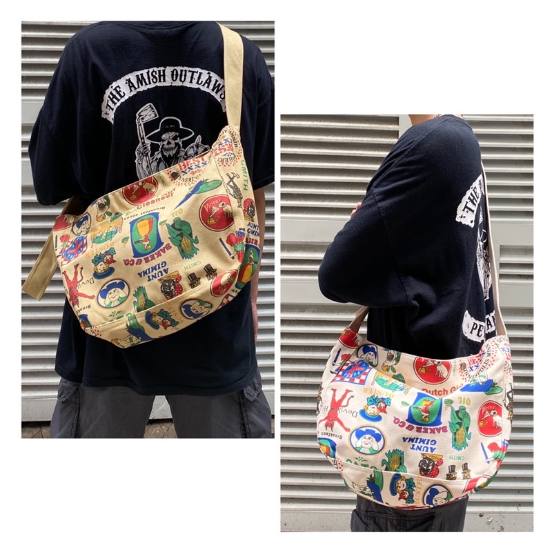 Túi canvas vintage in hình nổi bật