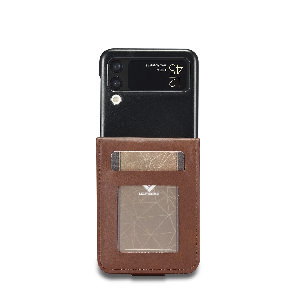Case for Samsung Galaxy Z Flip 3 5G Ốp Bao Da Điện Thoại Thời Trang Cho